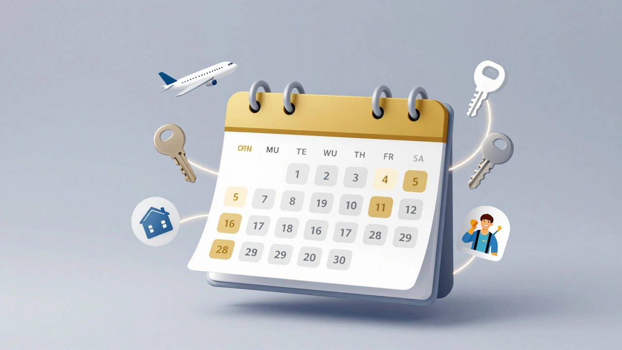 Calendar highlighting best budget months for city breaks